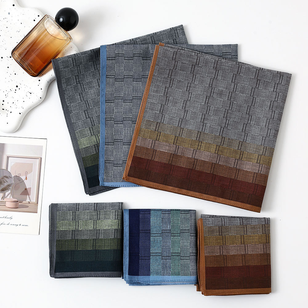 Handkerchief Cotton Men - Mouchoir en coton teint en fil