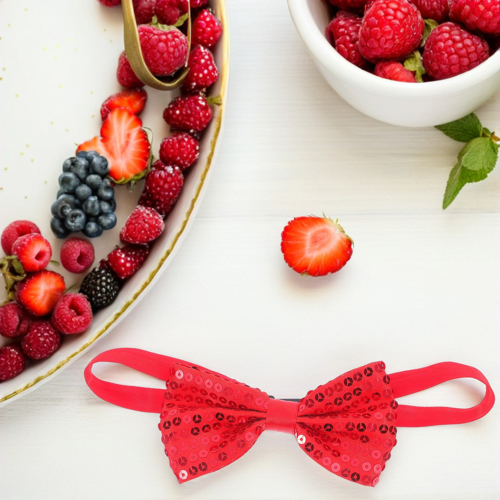 10 nœuds papillon rouges à pai - Bow Tie Pre Tied avis et prix