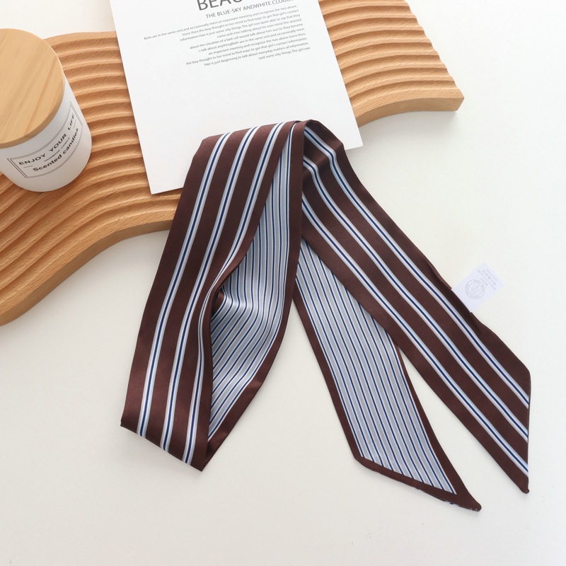 Petite foulard en soie rayé po - Silk Tie Striped avis et prix