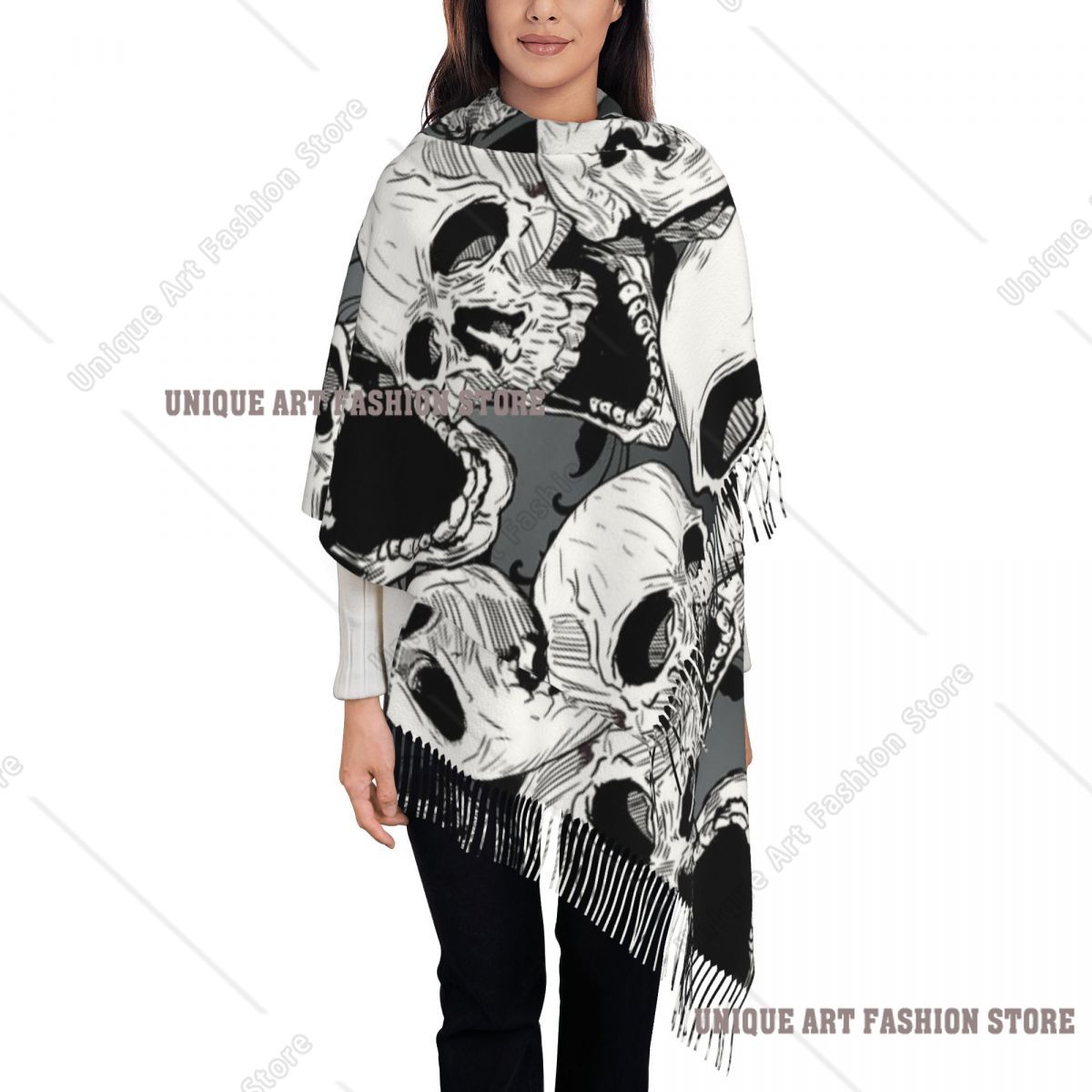 Écharpe à pampilles pour femme - Pashmina Wrap Large avis et prix