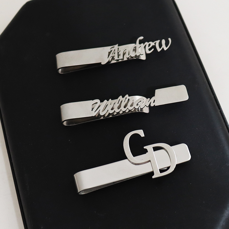 Bricolage lettre nom modèle 4. - Tie Clip Silver avis et prix